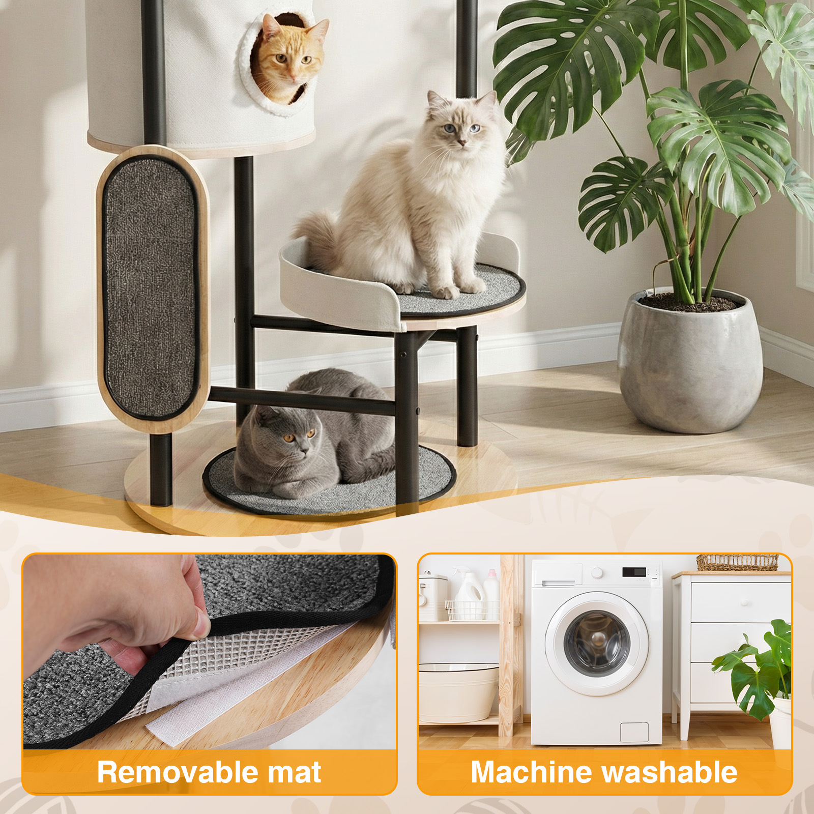 66-Inch Cat Tree with Scratchi - огляд і ціна Pet X Supplies & Tack Reviews