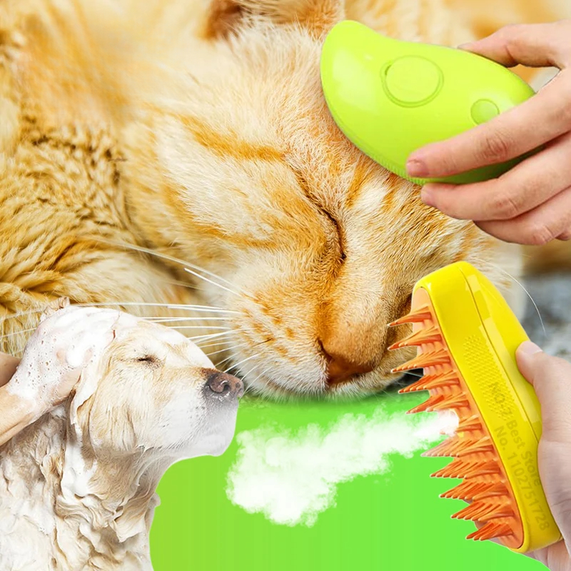 3-in-1 Steamy Brush for Pet Ca - огляд і ціна Pet Supplies Grooming Hours