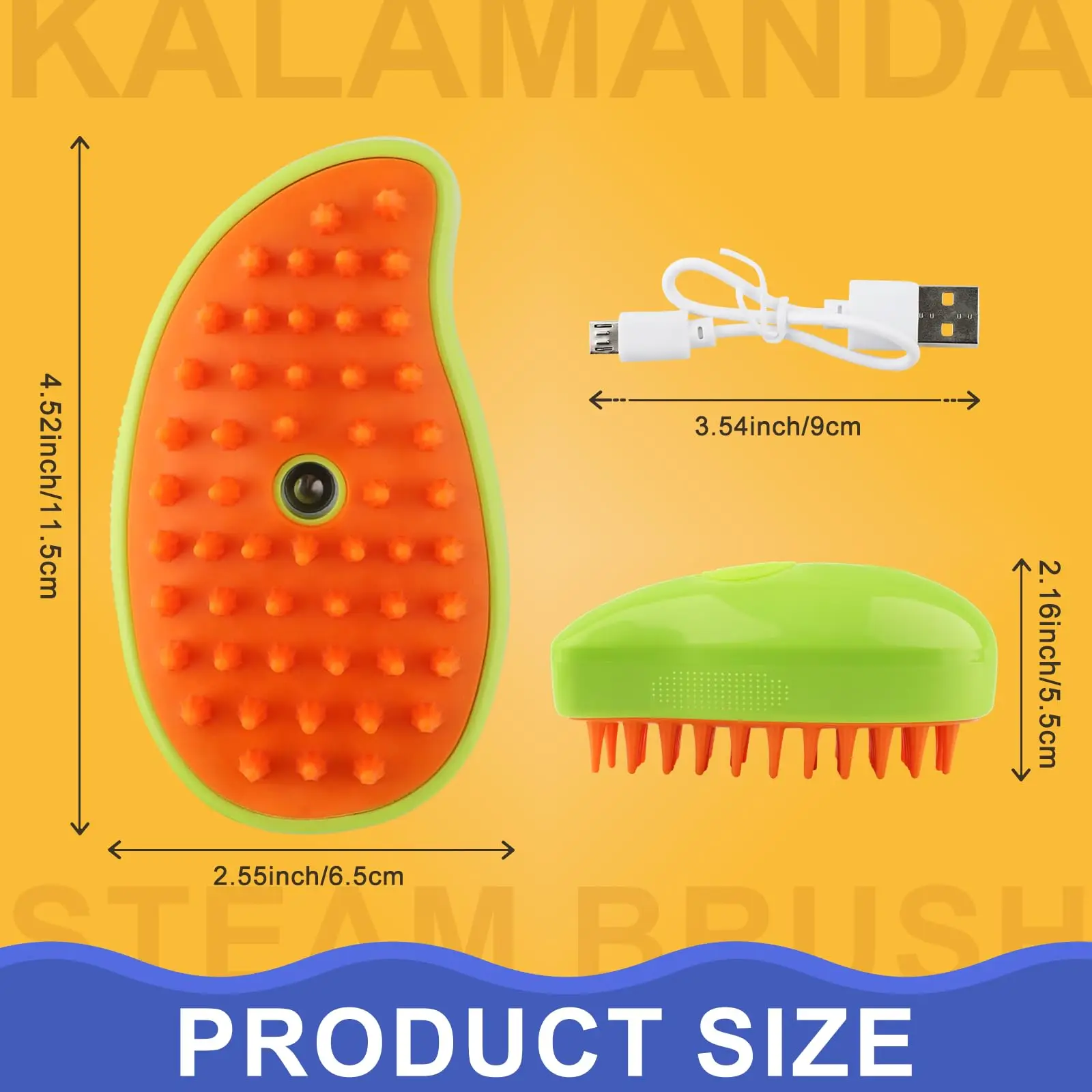 3-in-1 Steamy Brush for Pet Ca - огляд і ціна Pet Supplies Grooming Hours