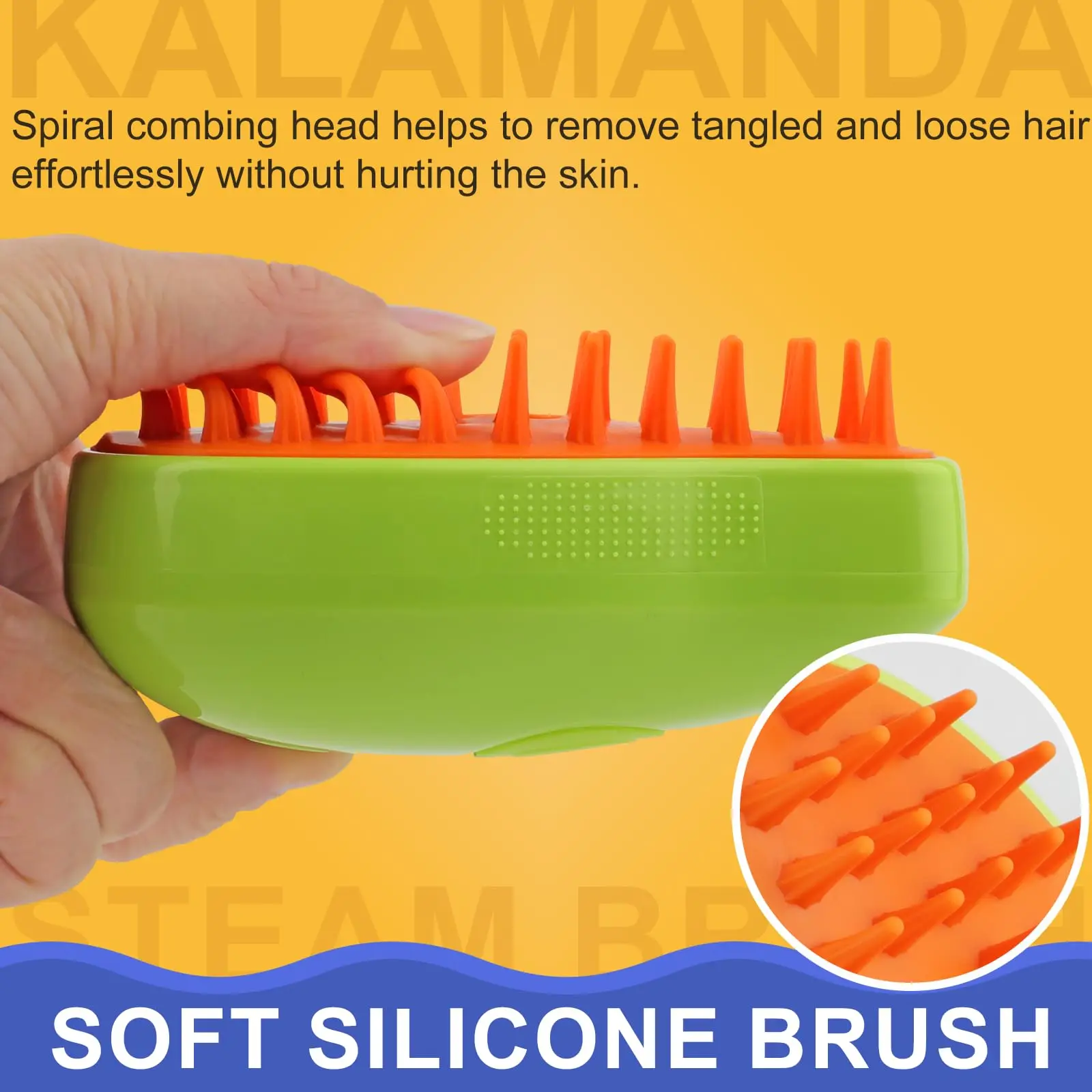 3-in-1 Steamy Brush for Pet Ca - огляд і ціна Pet Supplies Grooming Hours
