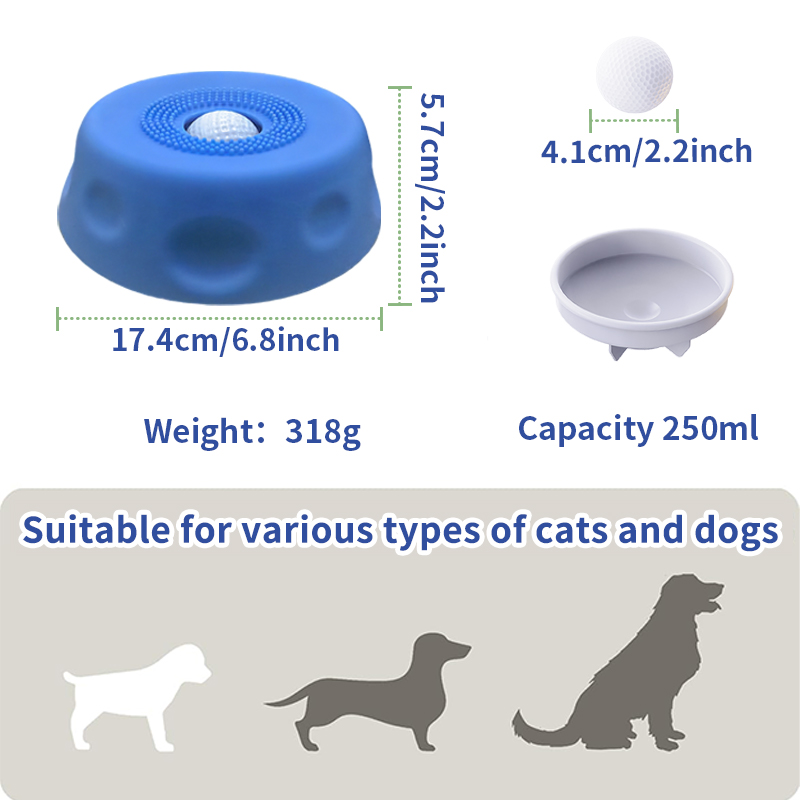 Slow Feeder Dog Bowls for Liqu - огляд і ціна Slow Feeder Dog Bowl