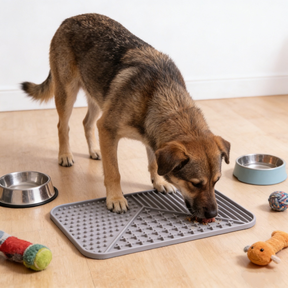 Silicone Material Pet Lick Mat - огляд і ціна Slow Feeder Dog Bowl