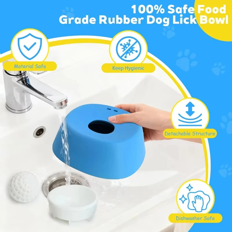Slow Feeding Dog Lick Bowl, Bo - огляд і ціна Slow Feeder Dog Bowl