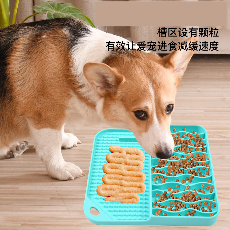 2 IN 1  Slow Feeder Dog Treat  - огляд і ціна Slow Feeder Dog Bowl