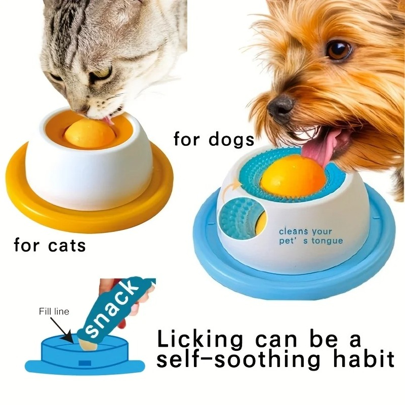 Pet Lick Mat Yogurt Licking Pl - огляд і ціна Slow Feeder Dog Bowl