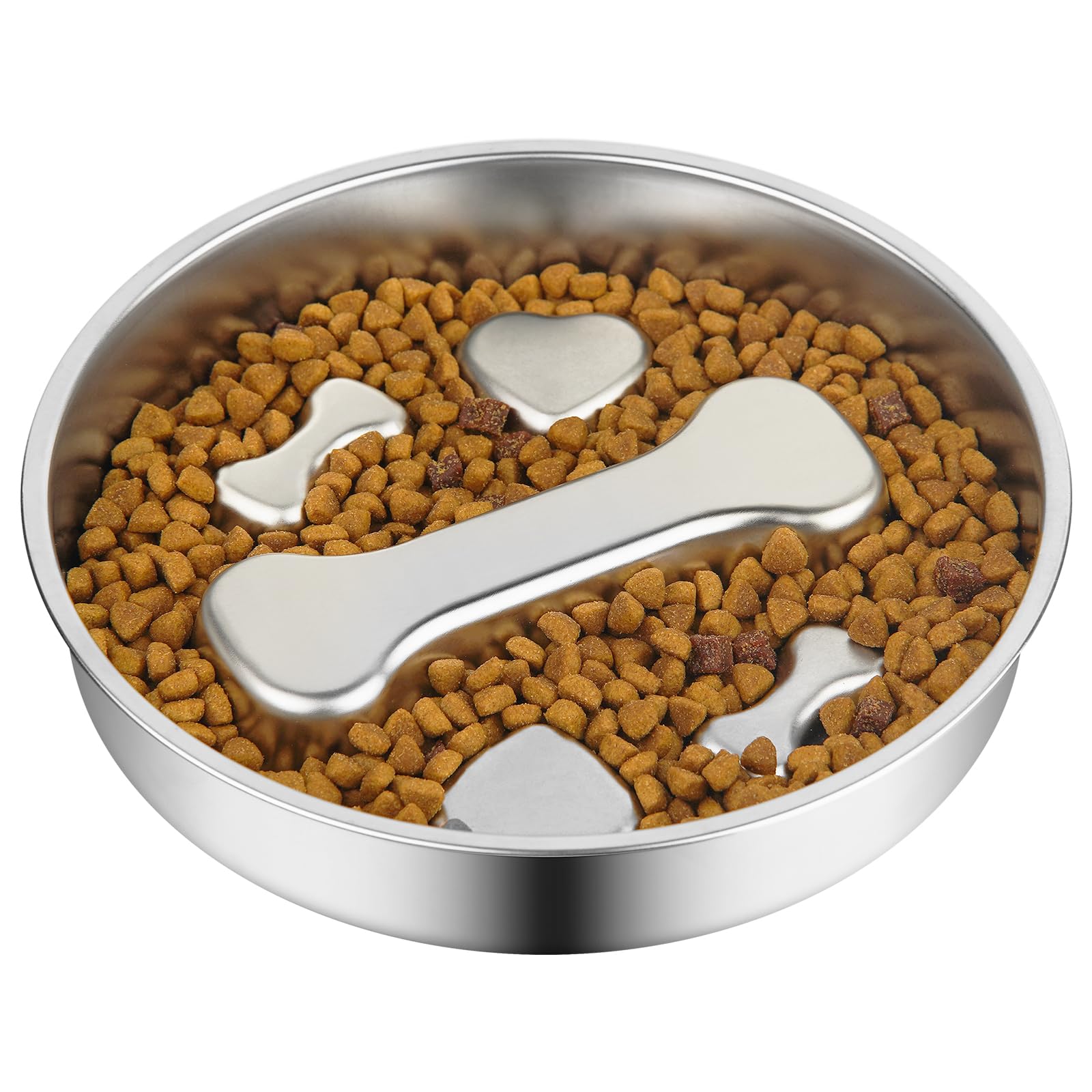 Slow Feeder Dog Bowl, Metal No - огляд і ціна Slow Feeder Dog Bowl