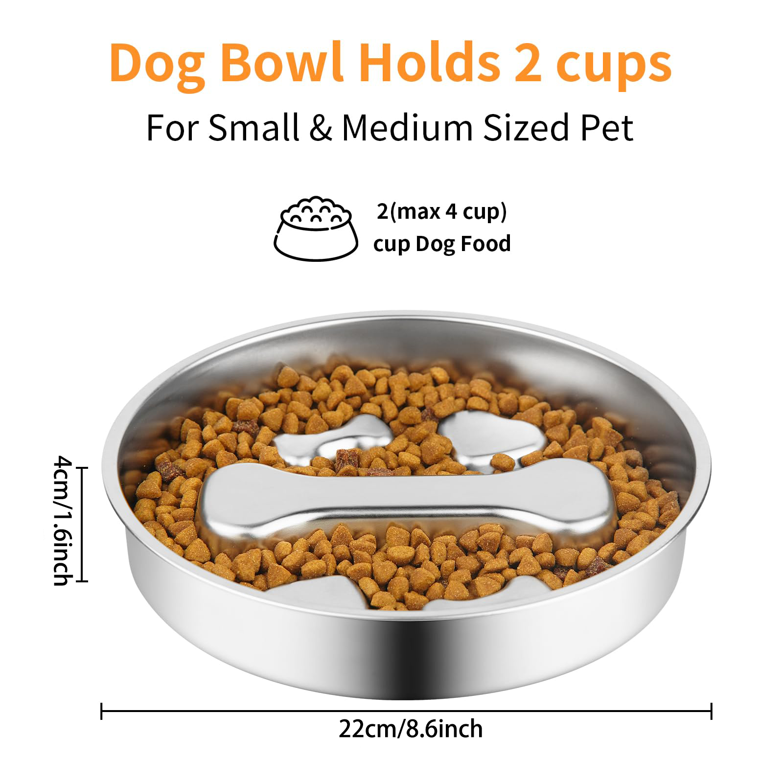 Slow Feeder Dog Bowl, Metal No - огляд і ціна Slow Feeder Dog Bowl