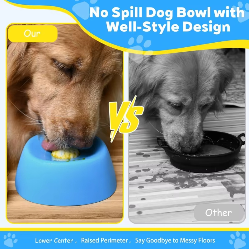 Liquid Slow Dog Bowls  Anti-sl - огляд і ціна Slow Feeder Dog Bowl