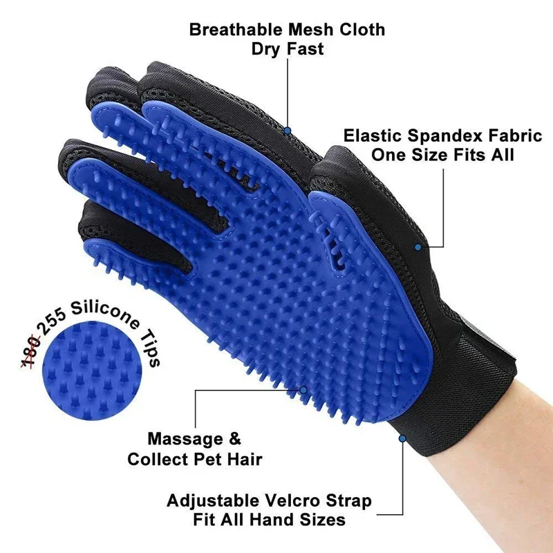 Pet Grooming Gloves Cats Hair  - огляд і ціна Pet Supplies Grooming Hours