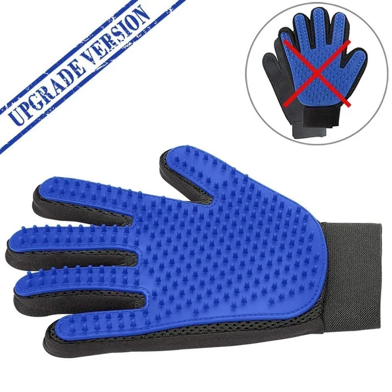 Silicone Pet Grooming Gloves C - огляд і ціна Pet Supplies Grooming Hours