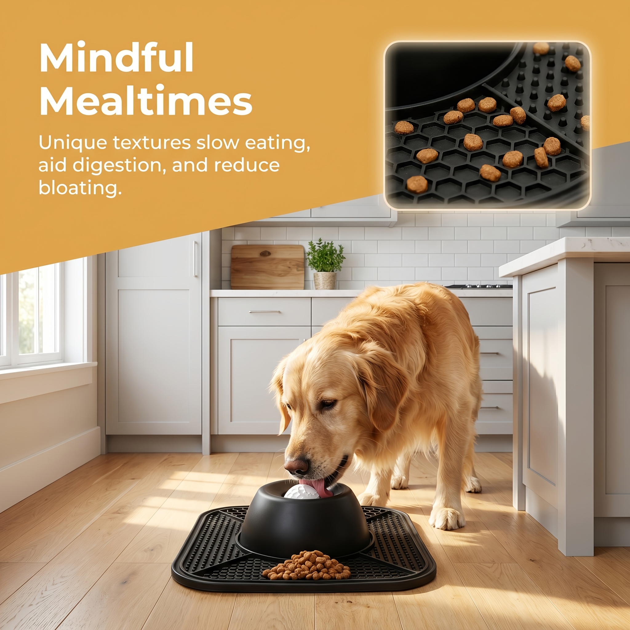 Non-Slip Dog Lick Mat With Slo - огляд і ціна Slow Feeder Dog Bowl