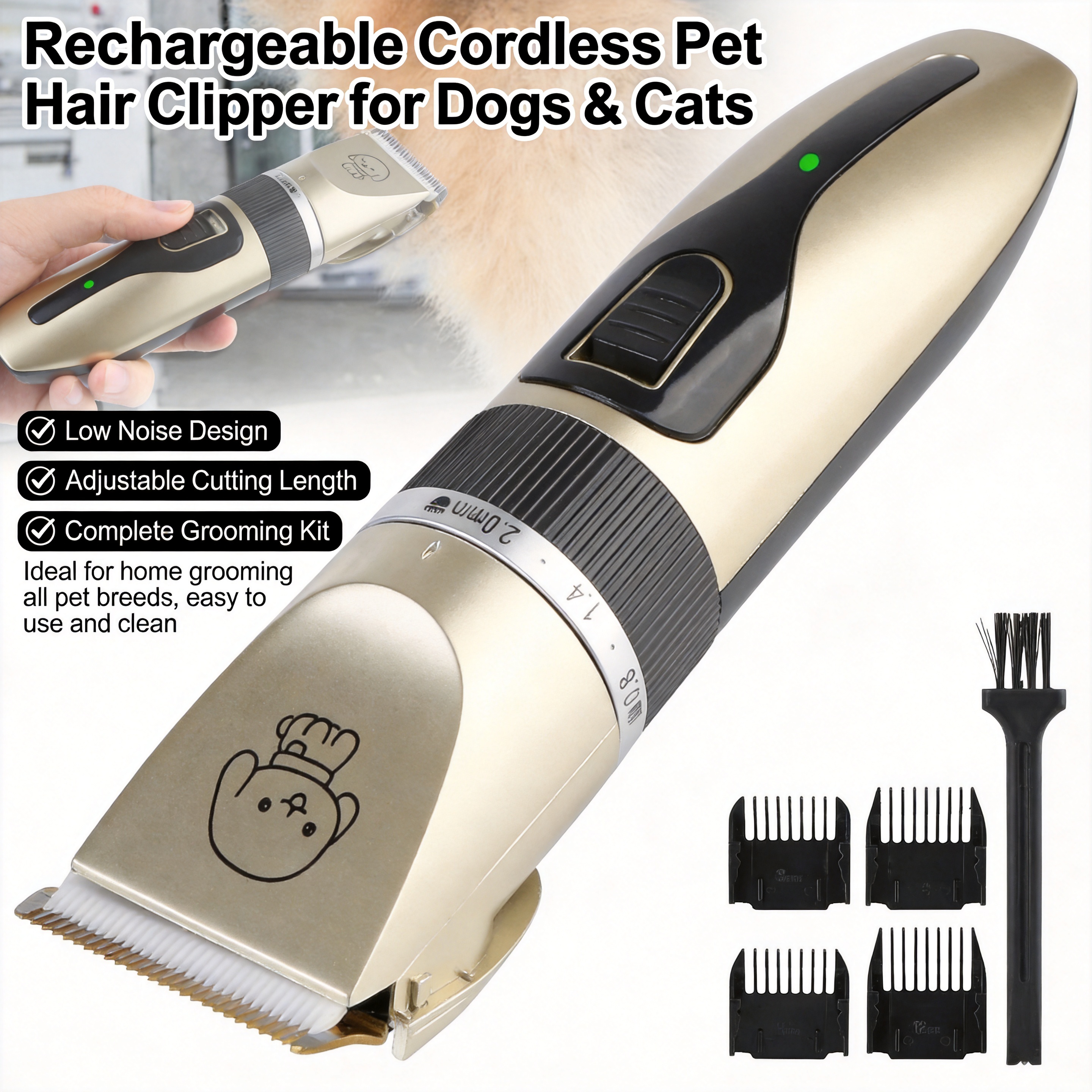 Pet Hair Clipper Haircut Trimm - огляд і ціна Pet Supplies Grooming Hours