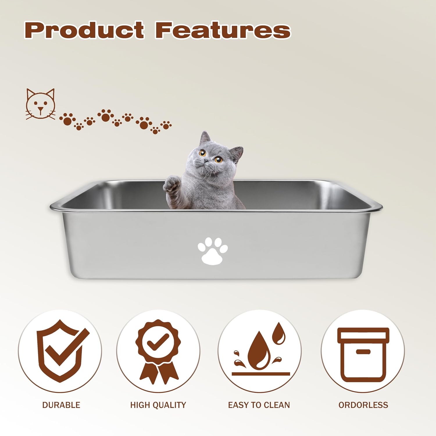 Stainless Steel Cat Litter Box - огляд і ціна Pet X Supplies & Tack Reviews