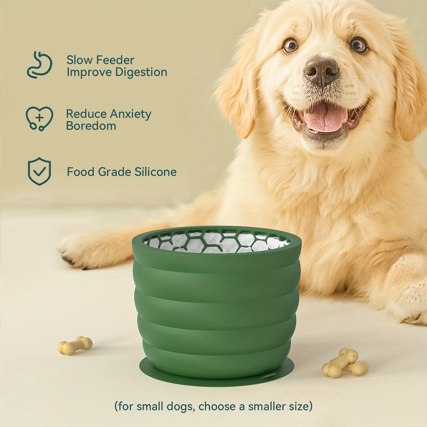 Silicone Slow Feeder Dog Bowl  - огляд і ціна Slow Feeder Dog Bowl