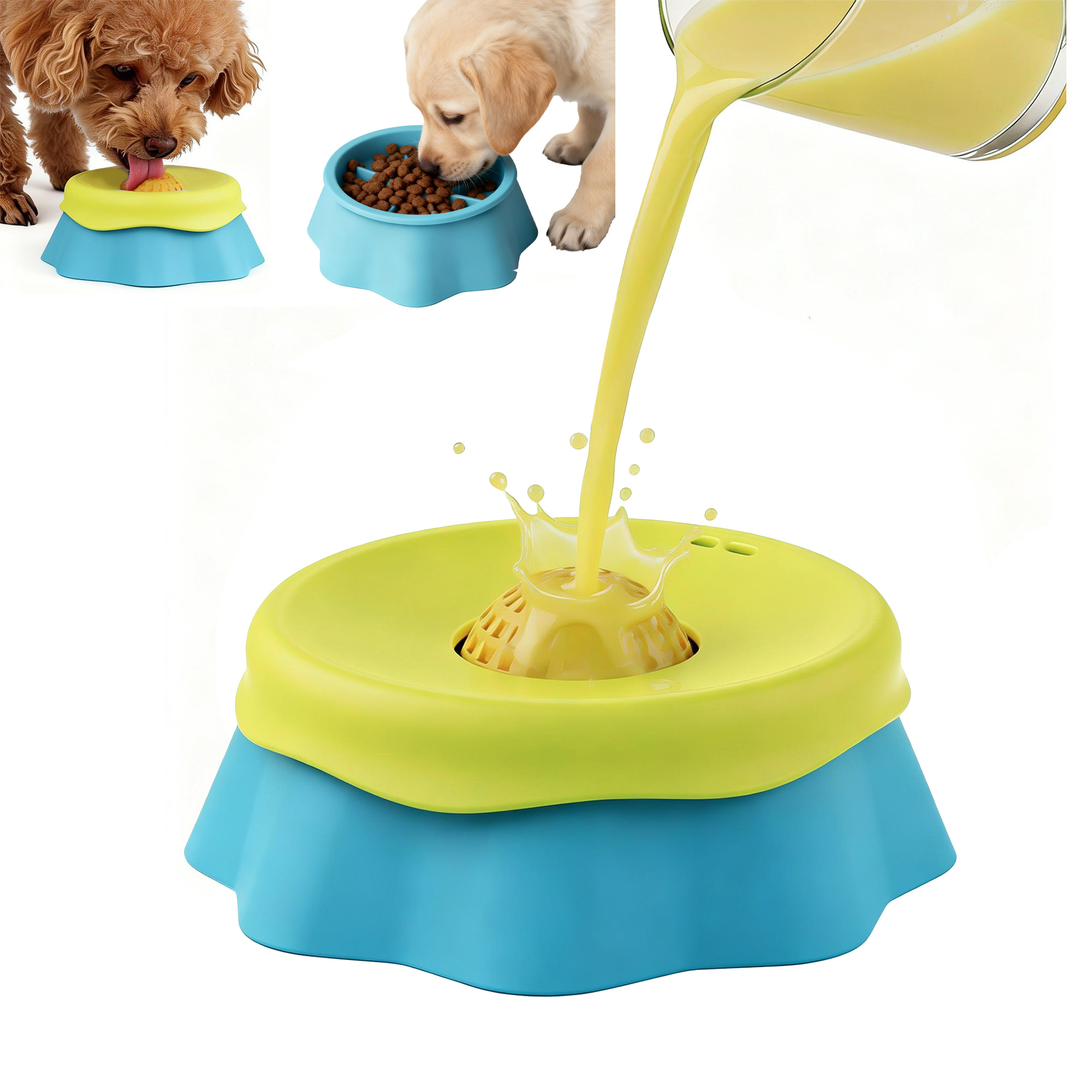 Dog lick Bowl Slow Feeder Dog  - огляд і ціна Slow Feeder Dog Bowl